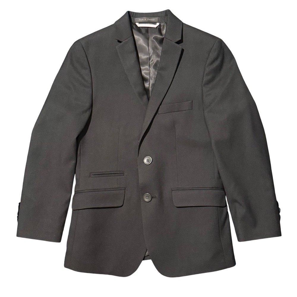 Marc New York Andrew Marc Kids Black Skinny Fit Blazer Suit Jacket Boys Size 10